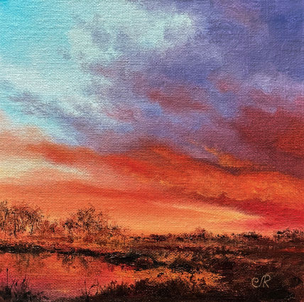 Paisaje Atardecer