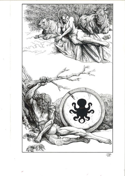 Heracles tras matar...