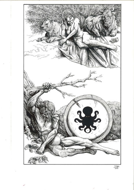 Heracles tras matar...