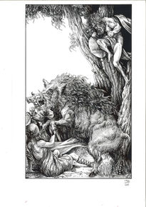 Heracles y el jabalí