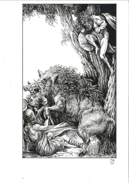 Heracles y el jabalí