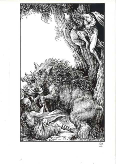 Heracles y el jabalí