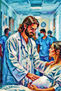 Jesús Atendiendo a Embarazada.