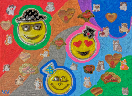 Smileys y gatos