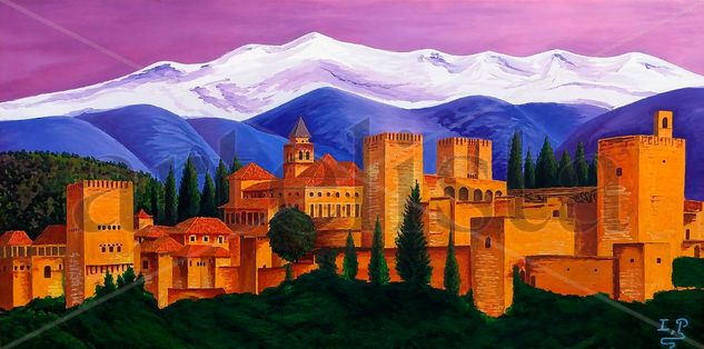 Alhambra Oil Canvas Landscaping