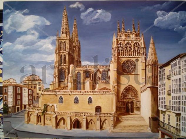 Catedral Óleo Lienzo Paisaje