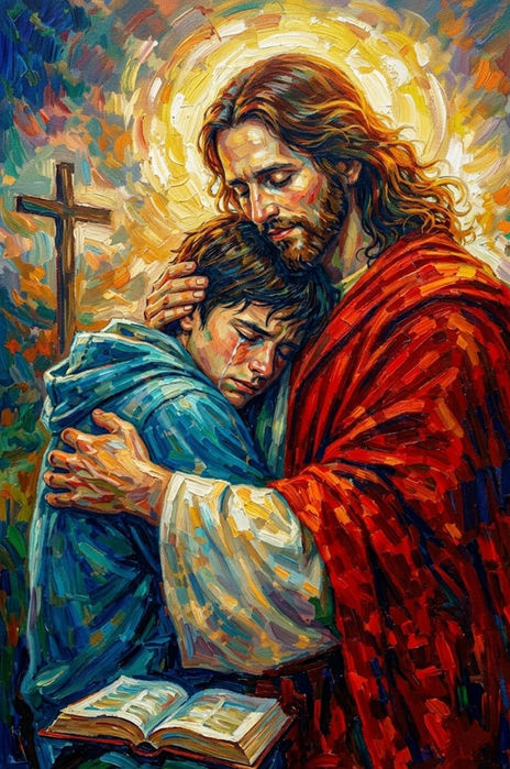 Jesús Consolando a...