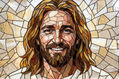 Divino Rostro en Vitral.