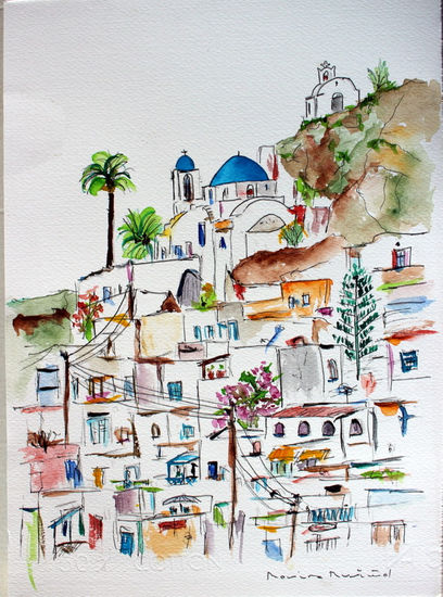 Bellezas Griegas Watercolour Paper Landscaping