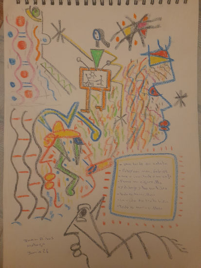 Gabriel el carpeta Mixed Media
