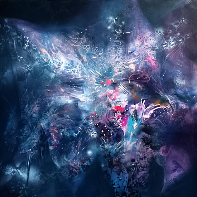 The Hidden Angel of the First Light XXL abstract O Kloska