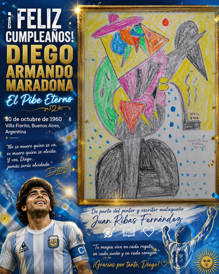 Homenaje a Diego armando Maradona 