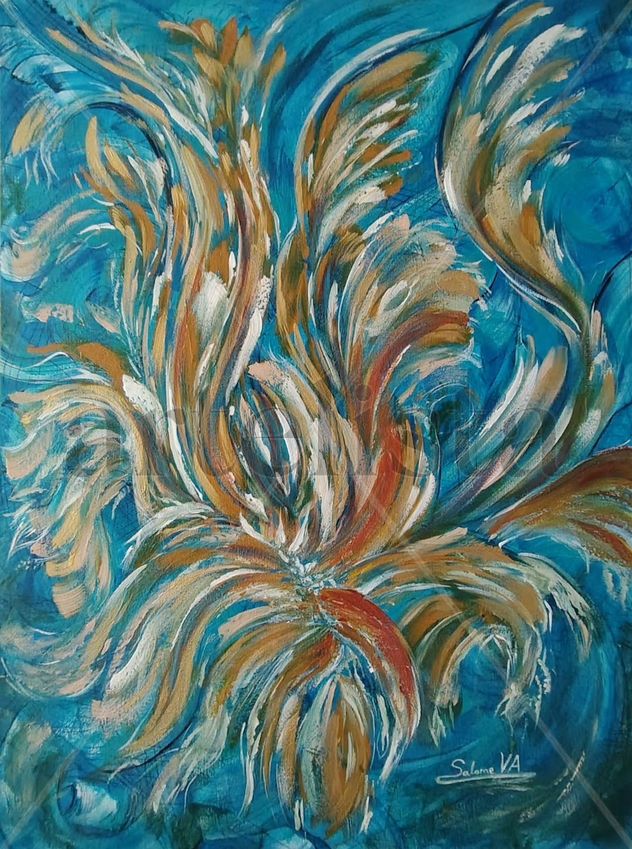 Flowers – Pintura floral contemporánea