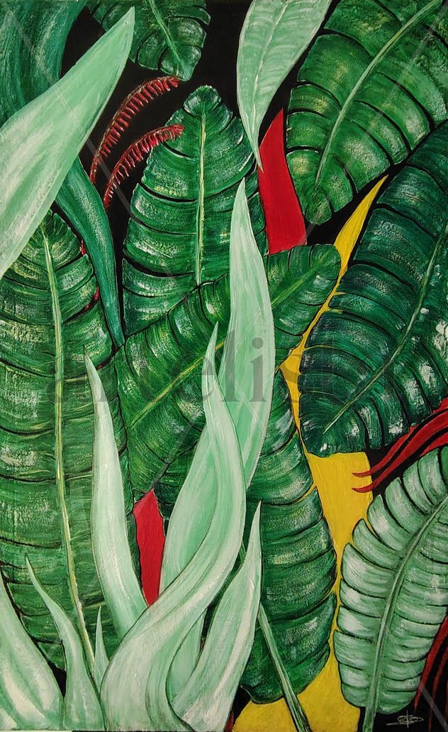 Tropical – Pintura contemporánea de paisaje