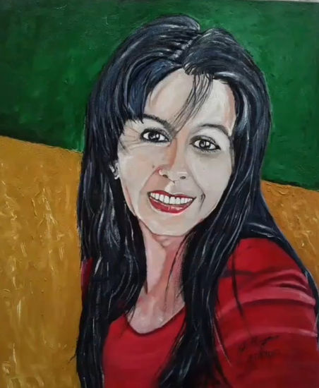 " GRACE " Oil Canvas Portrait