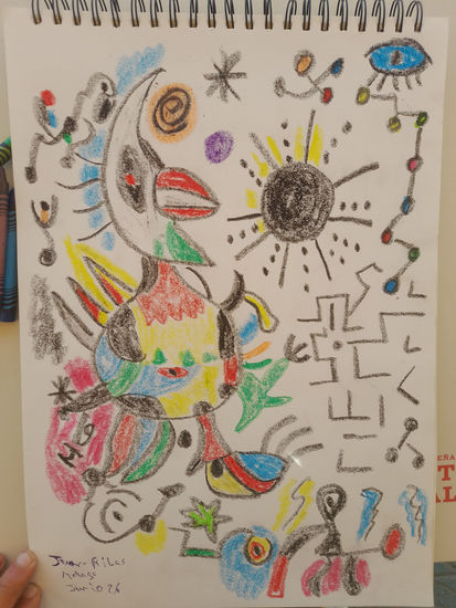 El gallo de caleta Mixed Media