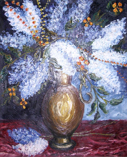 Lilas Oil Canvas Landscaping