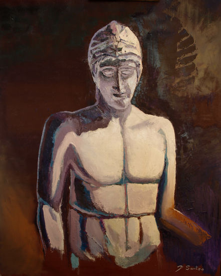 Soy metalico Oil Canvas Figure Painting