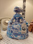 Menina symbol blue