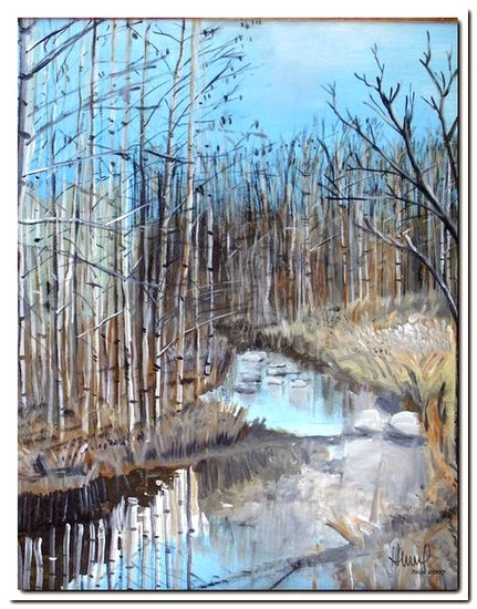 Reflejos Acrylic Canvas Landscaping