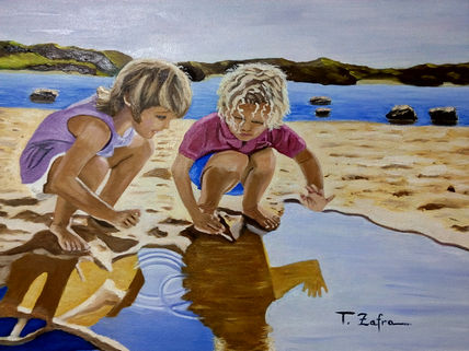 Niños reflejados en...