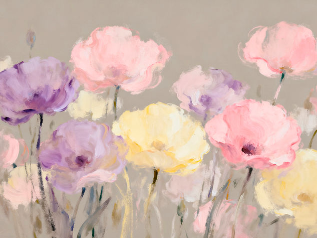 Susurros de primavera Óleo Lienzo Floral