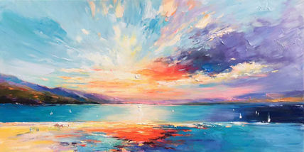 Sunraise on ocean 1489