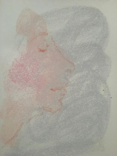 Perfil Pastel Paper Portrait
