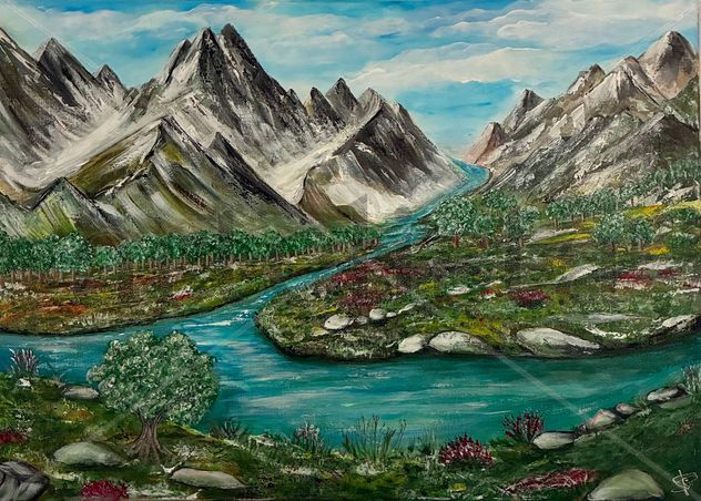 Paisaje arquitectónico – Pintura contemporánea