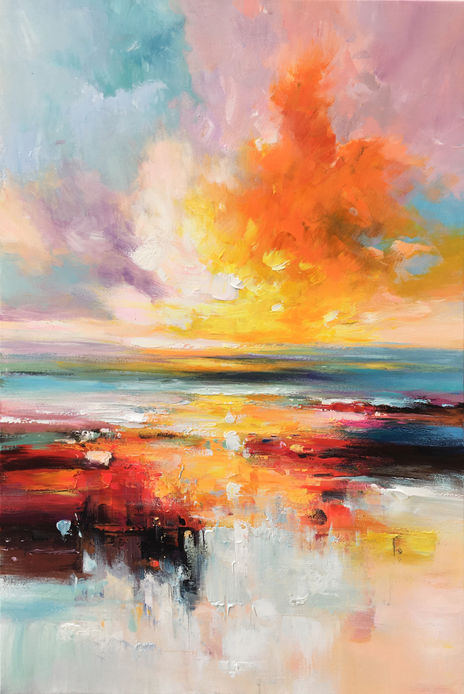 Sunraise on ocean 1589