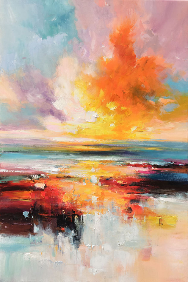 Sunraise on ocean 1589