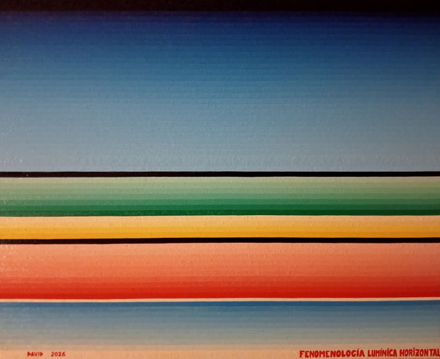 FENOMENOLOGÍA  LUMÍNICA  HORIZONTAL Óleo Lienzo Otros