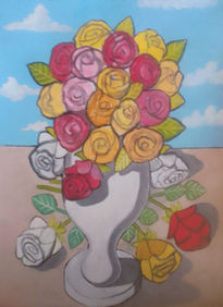 Vase of flowers