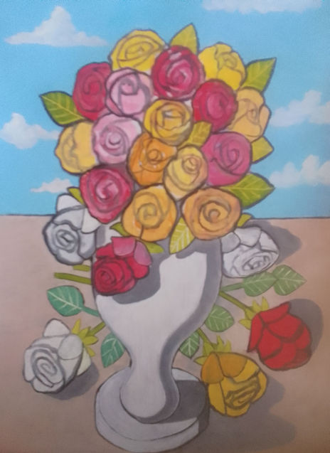 Vase of flowers