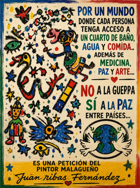 Cartel por la paz...