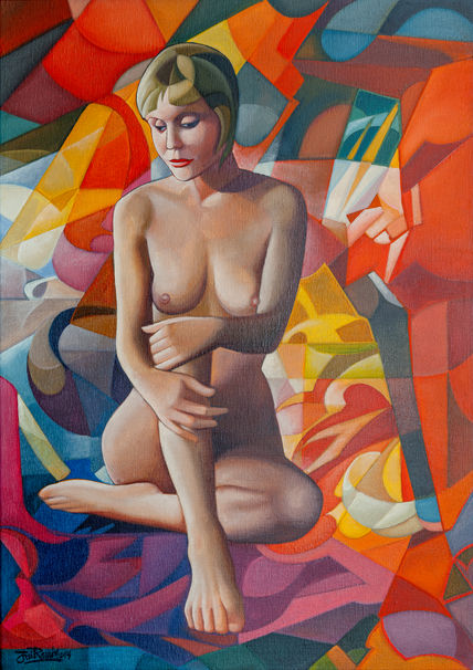 Desnudo en rojo