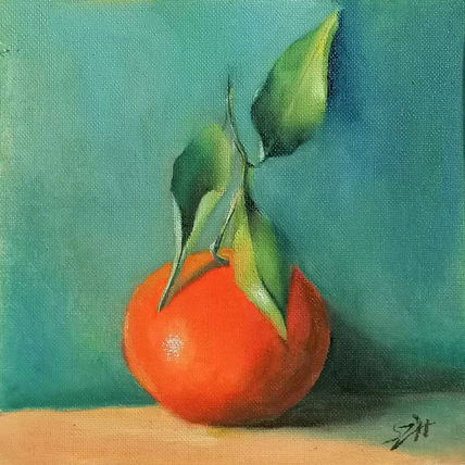 Bodegon con Naranja