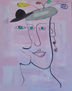 La dama del sombrero gris