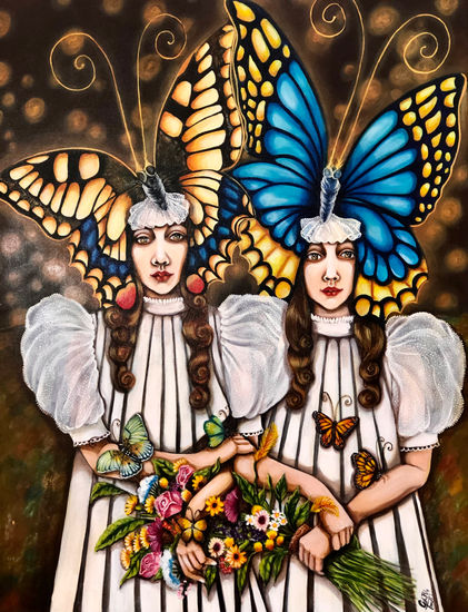 Metamorfosis Acrylic Canvas Figure Painting