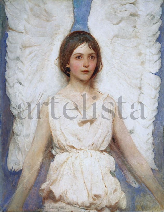Angel - Abbott Handerson Thayer - Lienzo premium (calidad de galeria)