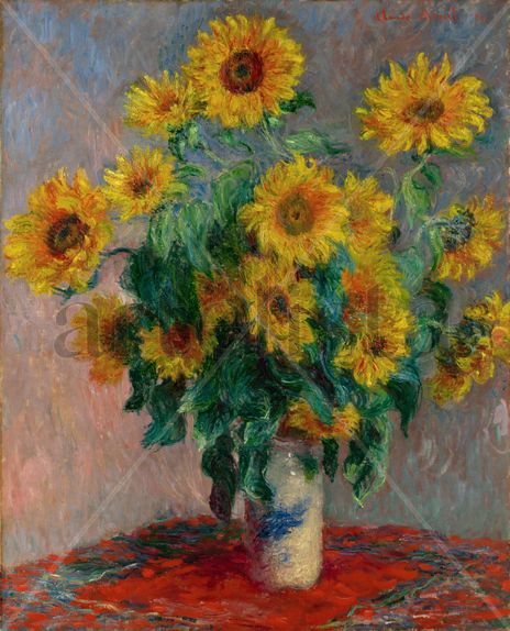 Jarron de girasoles...