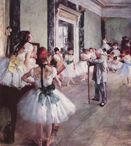 La clase de danza...