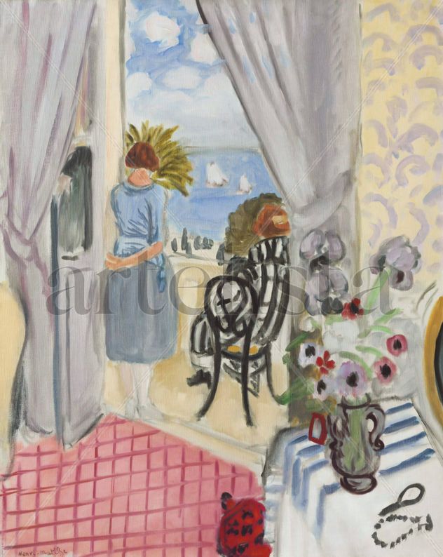 Las regatas de Niza - Henri Matisse - Lienzo premium (calidad de galeria)