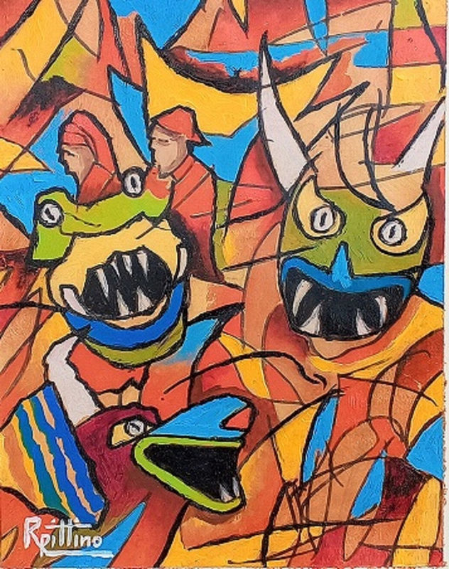 DE LA SERIE: "TRADICIONES VENEZOLANAS" "LOS DIABLOS DE YARE"