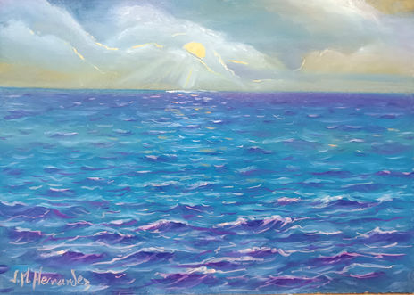 Mar azul