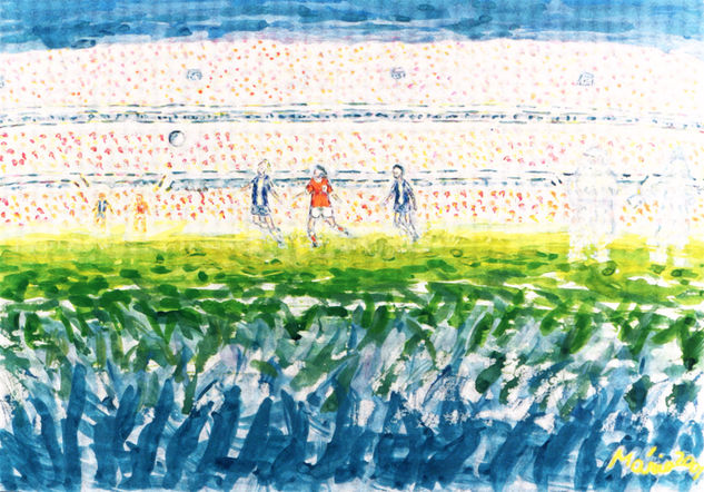 Benfica-Porto Gouache Paper Sports