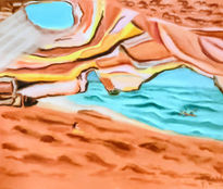Benagil colorido