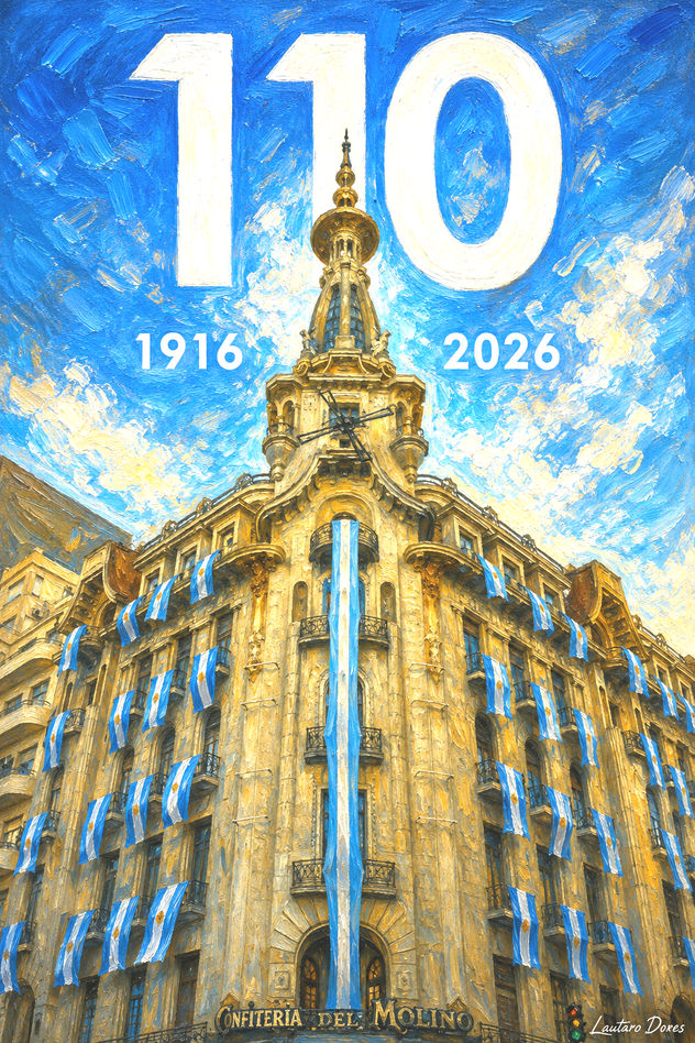Confitería  Del Molino 110 años.