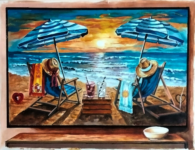 MAS ALLA DEL RESULTADO Acrylic Paper Landscaping