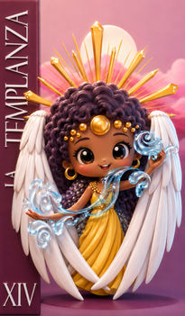 La templanza. tarot...